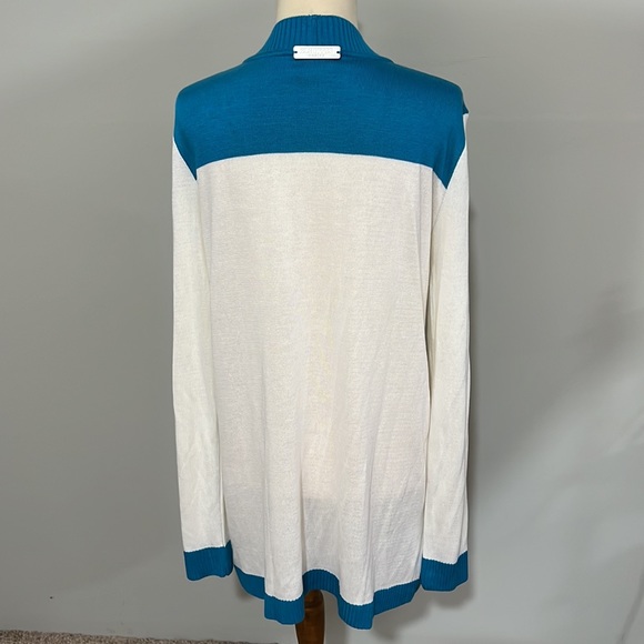 Valiant + Elhoffer Design “The Faith Collection” longline cardigan sz L - Picture 6 of 11